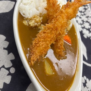 Fried Shrimp Curry Rice